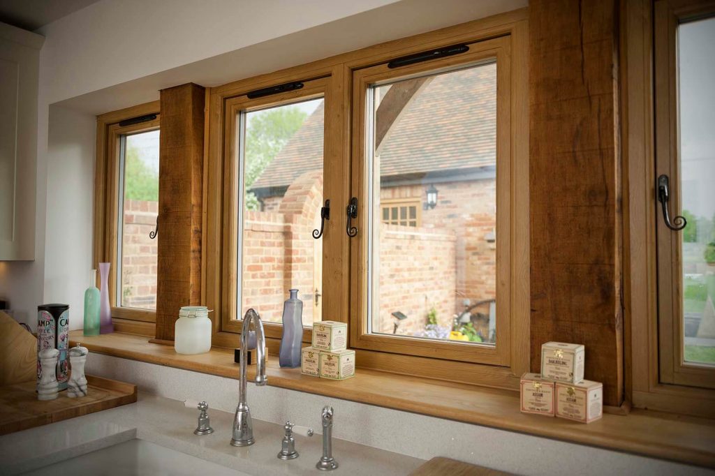 brown residence window