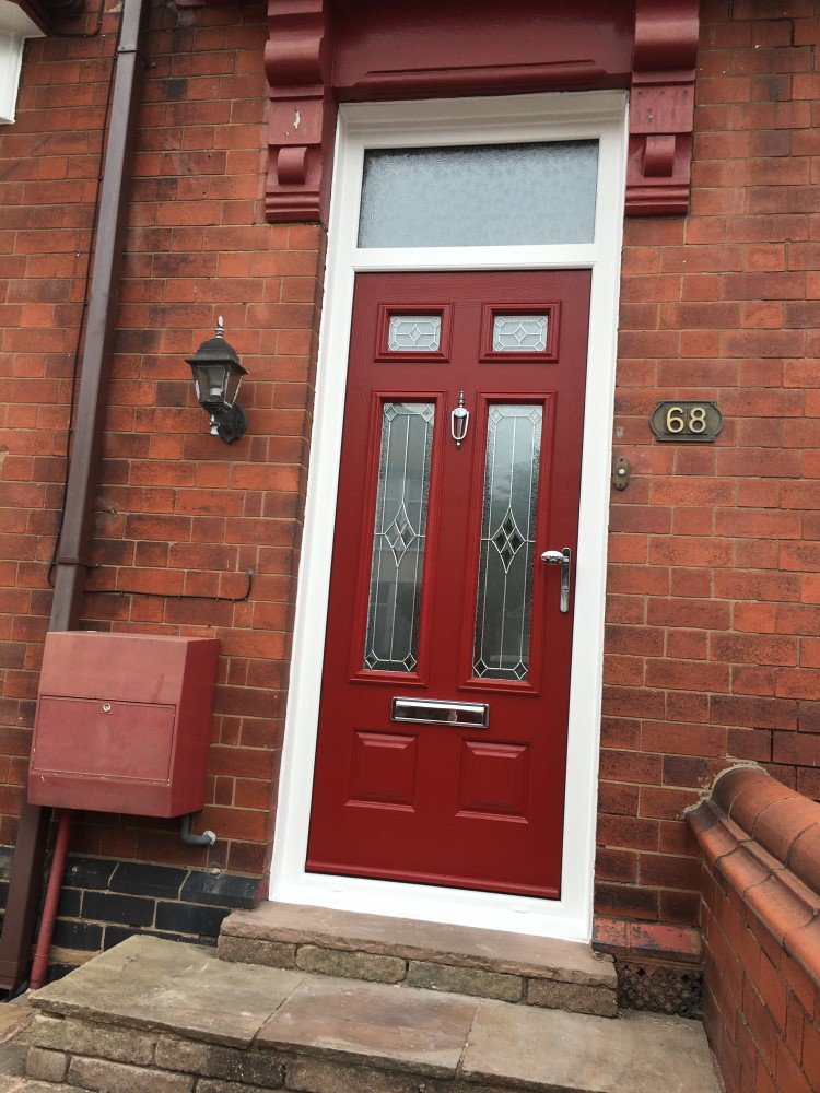 A red endurance front door